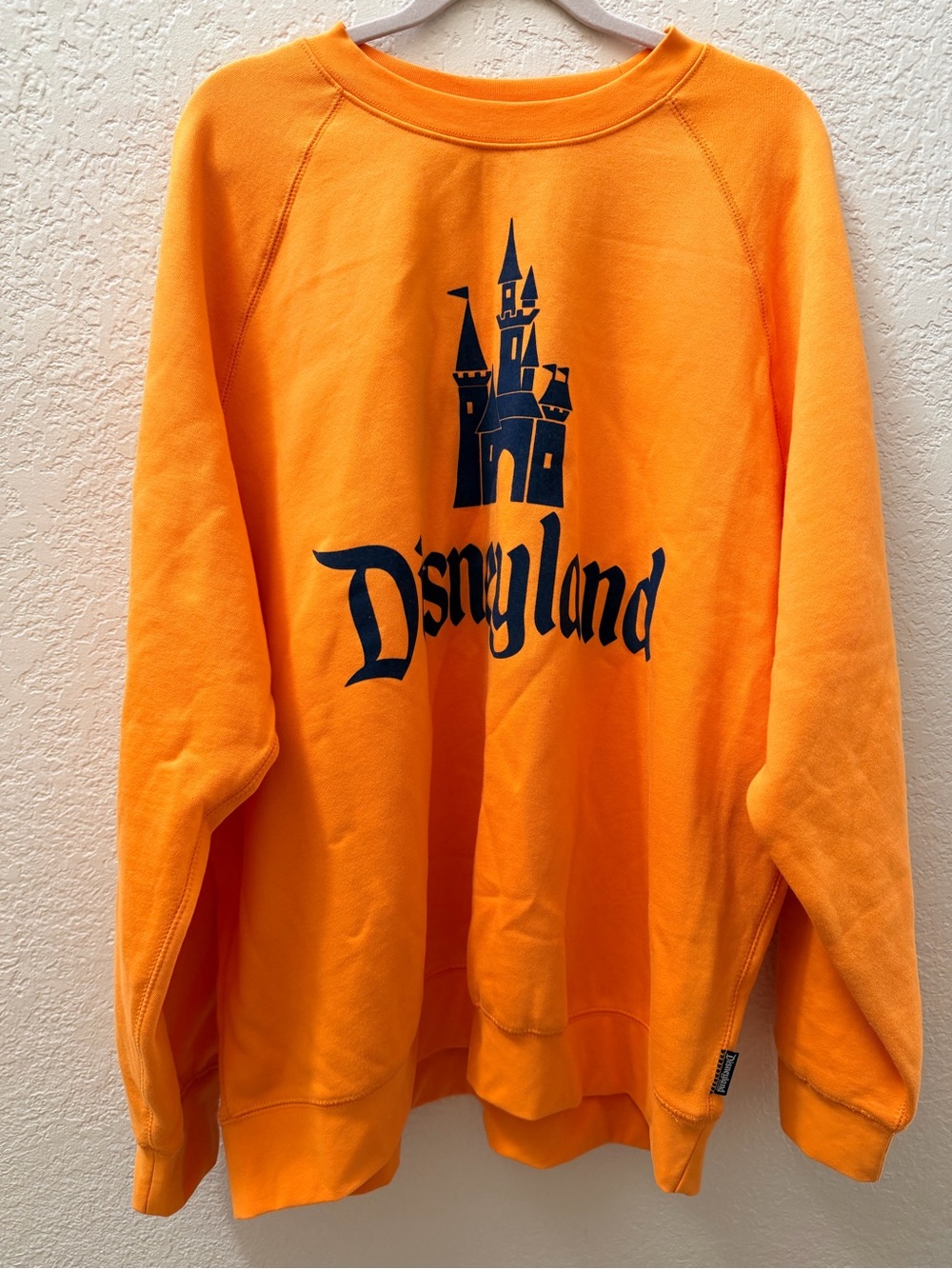 Disney Orange Graphic Crewneck Sweatshirt Sz XXL